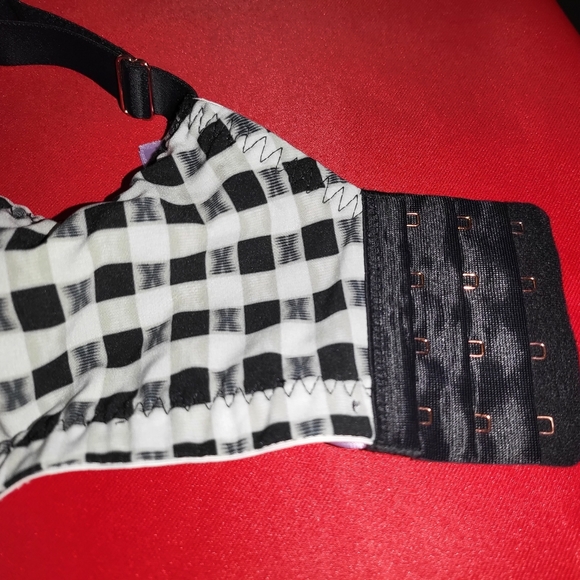 Savage X Fenty by Rihanna Balconette Checkered Bra - Size 42DD (NWT) - Picture 3 of 7